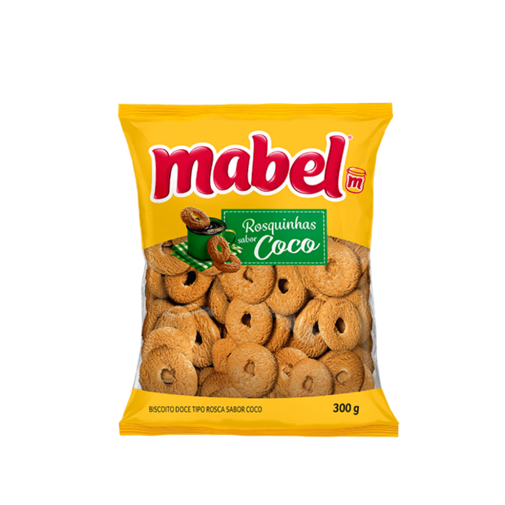 BISCOITO ROSQUINHA C O C O MABEL 300 g