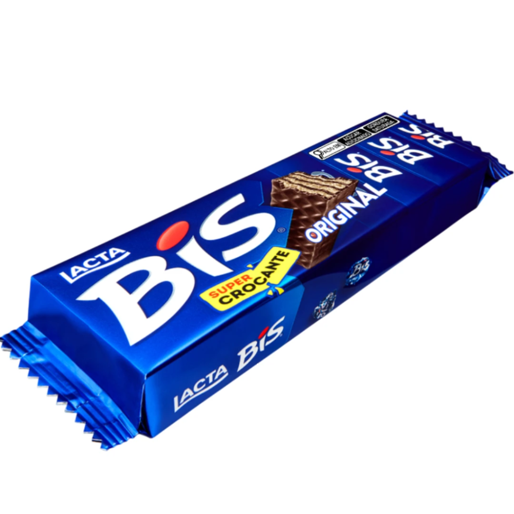 Bis Original Embalagem Azul Lacta 100,8g