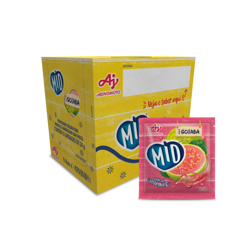 REFRESCO MID DISPLAY C 15X20G GOIABA